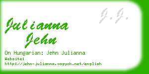 julianna jehn business card